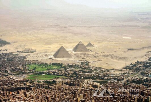 Cairo, Pyramids (by plane)-19